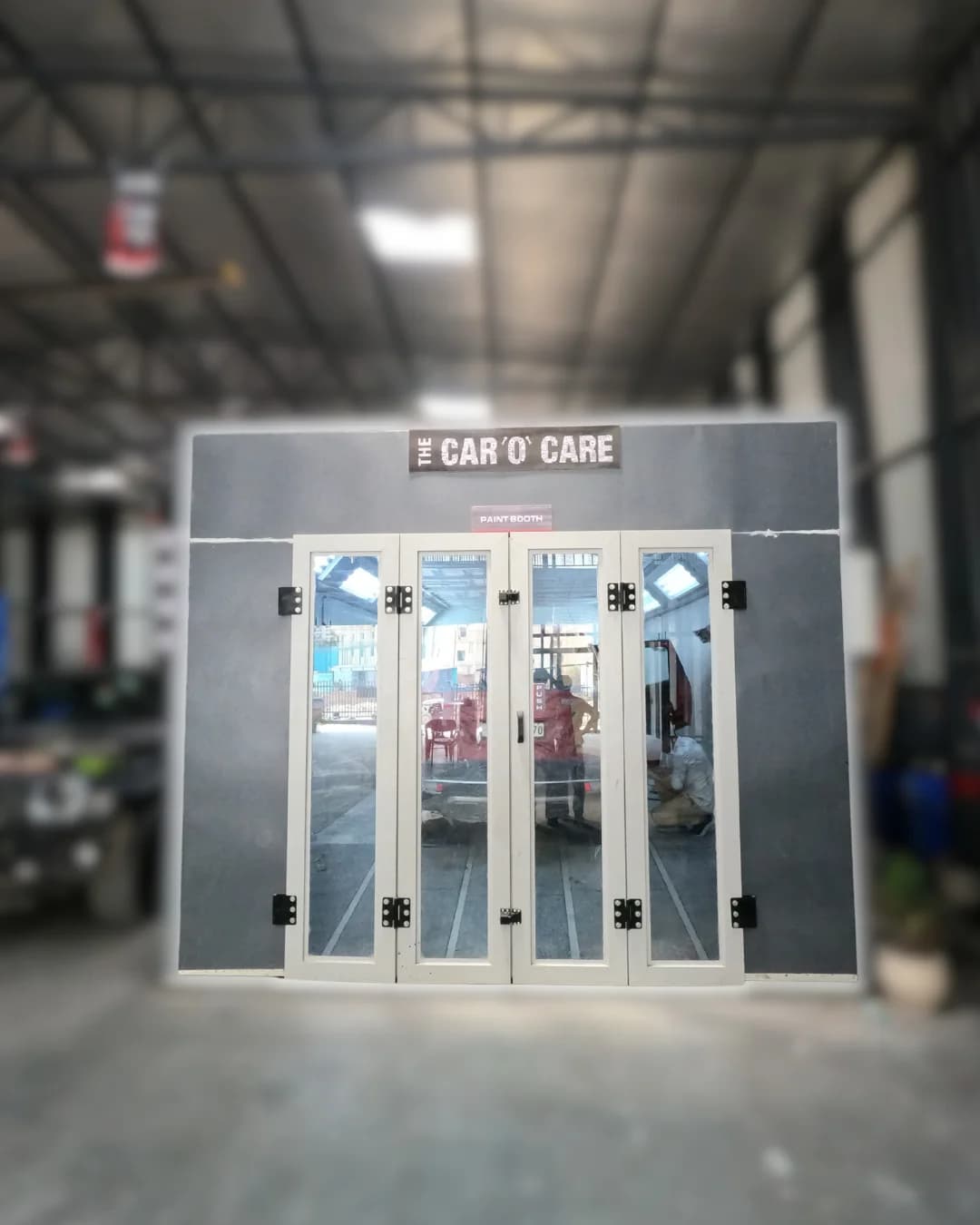 Professional paint booth equipment for refinishing and body repair